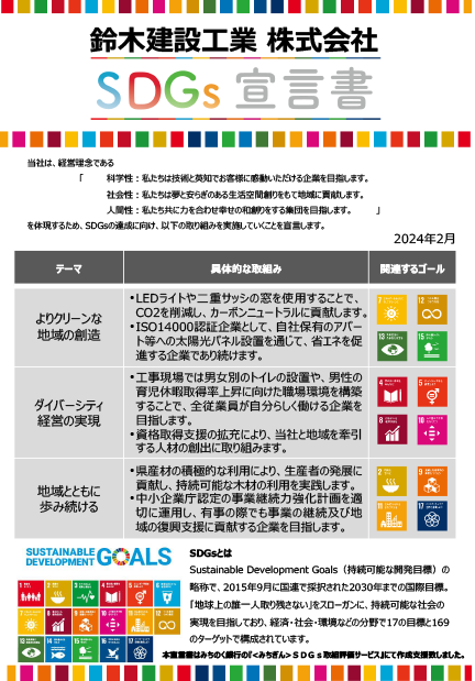 SDGｓ宣言